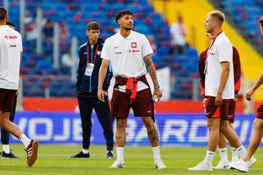 Jakub Moder, Polonya ve Moldova milli takımları arasında oynanan uluslararası dostluk maçı sırasında görüldü (Maciej Rogowski)