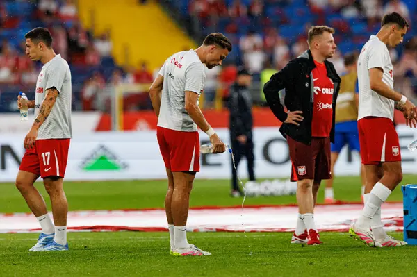 Matty Cash, Polonya ve Moldova milli takımları arasında oynanan uluslararası dostluk maçı sırasında görüldü (Maciej Rogowski)