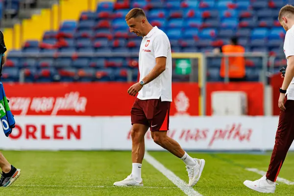 Kamil Grosicki, Polonya ve Moldova milli takımları arasında oynanan uluslararası dostluk maçı sırasında görüldü (Maciej Rogowski))