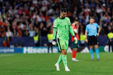 Diogo Costa, UEFA Uluslar Ligi 2025 final maçında Portekiz ve İspanya milli takımları arasında görüldü (Maciej Rogowski)