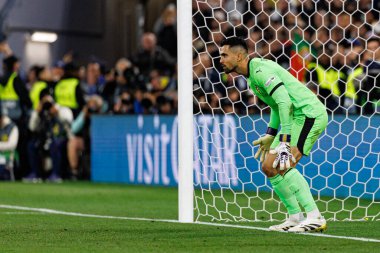 Diogo Costa, UEFA Uluslar Ligi 2025 final maçında Portekiz ve İspanya milli takımları arasında görüldü (Maciej Rogowski)