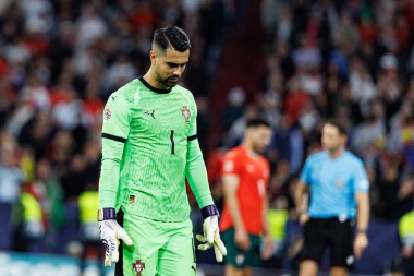 Diogo Costa, UEFA Uluslar Ligi 2025 final maçında Portekiz ve İspanya milli takımları arasında görüldü (Maciej Rogowski)