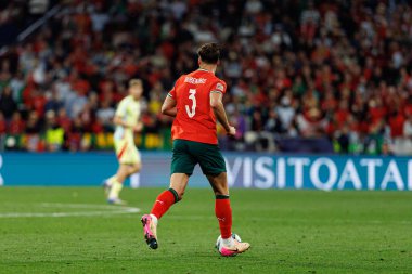 Ruben Dias, UEFA Uluslar Ligi 2025 final maçında Portekiz ve İspanya milli takımları arasında görüldü (Maciej Rogowski)