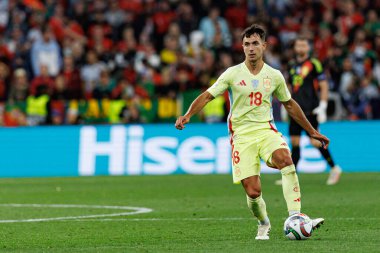 Martin Zubimendi, UEFA Uluslar Ligi 2025 final maçında Portekiz ve İspanya milli takımları arasında görüldü (Maciej Rogowski)