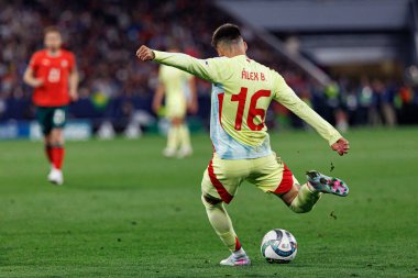 Alex Baena, UEFA Uluslar Ligi 2025 final maçında Portekiz ve İspanya milli takımları arasında görüldü (Maciej Rogowski)