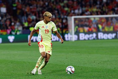 Lamine Yamal, UEFA Uluslar Ligi 2025 final maçında Portekiz ve İspanya milli takımları arasında görüldü (Maciej Rogowski)