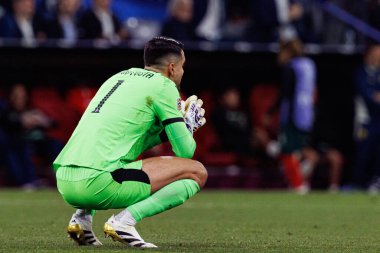 Diogo Costa, UEFA Uluslar Ligi 2025 final maçında Portekiz ve İspanya milli takımları arasında görüldü (Maciej Rogowski)