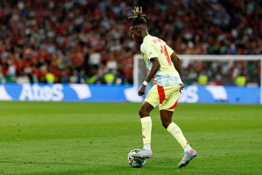 Nico Williams, UEFA Uluslar Ligi 2025 final maçında Portekiz ve İspanya milli takımları arasında görüldü (Maciej Rogowski)