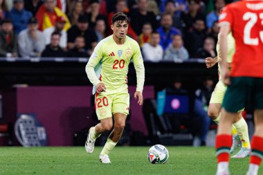 Portekiz ve İspanya milli takımları (Maciej Rogowski) arasında oynanan UEFA Uluslar Ligi 2025 final maçında Pedri görüldü (Maciej Rogowski)