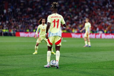 Nico Williams, UEFA Uluslar Ligi 2025 final maçında Portekiz ve İspanya milli takımları arasında görüldü (Maciej Rogowski)