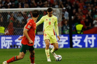 Portekiz ve İspanya milli takımları arasında oynanan UEFA Uluslar Ligi 2025 final maçında görülen Fabian Ruiz (Maciej Rogowski)