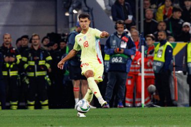 Martin Zubimendi, UEFA Uluslar Ligi 2025 final maçında Portekiz ve İspanya milli takımları arasında görüldü (Maciej Rogowski)