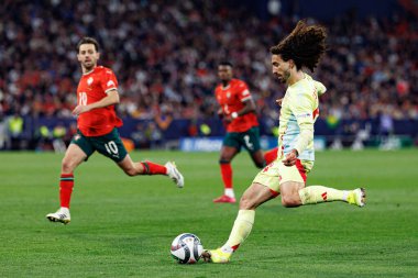 Marc Cucurella, UEFA Uluslar Ligi 2025 final maçında Portekiz ve İspanya milli takımları arasında görüldü (Maciej Rogowski)