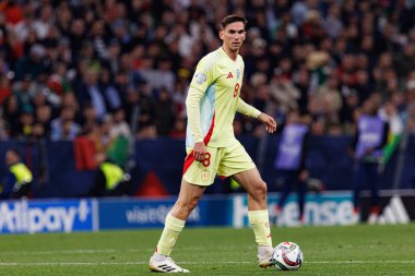 Portekiz ve İspanya milli takımları arasında oynanan UEFA Uluslar Ligi 2025 final maçında görülen Fabian Ruiz (Maciej Rogowski)