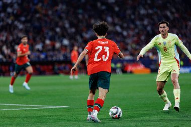 Vitinha, UEFA Uluslar Ligi 2025 final maçında Portekiz ve İspanya milli takımları arasında görüldü (Maciej Rogowski)