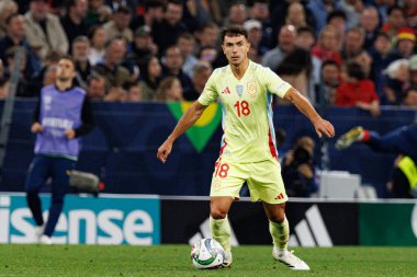 Martin Zubimendi, UEFA Uluslar Ligi 2025 final maçında Portekiz ve İspanya milli takımları arasında görüldü (Maciej Rogowski)