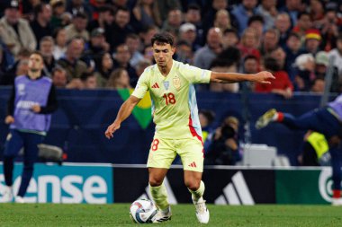 Martin Zubimendi, UEFA Uluslar Ligi 2025 final maçında Portekiz ve İspanya milli takımları arasında görüldü (Maciej Rogowski)