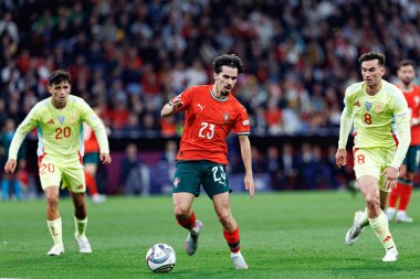 Vitinha, UEFA Uluslar Ligi 2025 final maçında Portekiz ve İspanya milli takımları arasında görüldü (Maciej Rogowski)