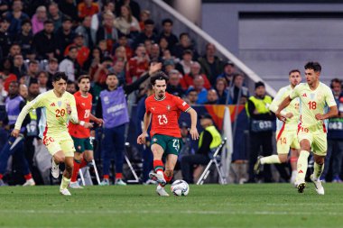 Vitinha, UEFA Uluslar Ligi 2025 final maçında Portekiz ve İspanya milli takımları arasında görüldü (Maciej Rogowski)