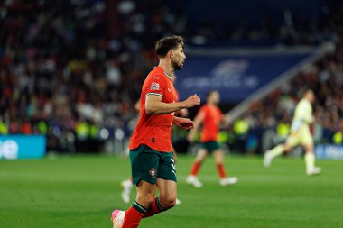 Ruben Dias, UEFA Uluslar Ligi 2025 final maçında Portekiz ve İspanya milli takımları arasında görüldü (Maciej Rogowski)