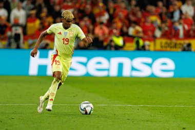 Lamine Yamal, UEFA Uluslar Ligi 2025 final maçında Portekiz ve İspanya milli takımları arasında görüldü (Maciej Rogowski)