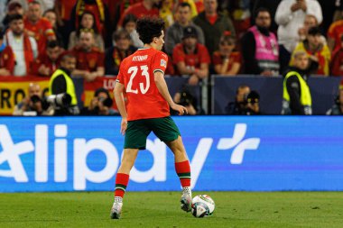 Vitinha, UEFA Uluslar Ligi 2025 final maçında Portekiz ve İspanya milli takımları arasında görüldü (Maciej Rogowski)