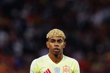 Lamine Yamal, UEFA Uluslar Ligi 2025 final maçında Portekiz ve İspanya milli takımları arasında görüldü (Maciej Rogowski)