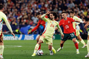 Cristiano Ronaldo, Marc Cucurella ve Francisco Conceicao, UEFA Uluslar Ligi 2025 final maçında Portekiz ve İspanya milli takımları arasında görüldü (Maciej Rogowski)