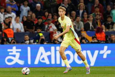 Dean Huijsen, UEFA Uluslar Ligi 2025 final maçında Portekiz ve İspanya milli takımları arasında görüldü (Maciej Rogowski)