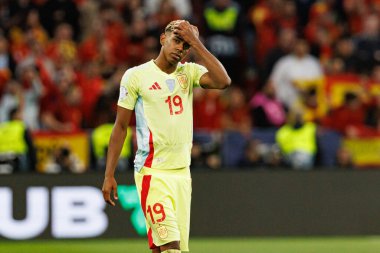 Lamine Yamal, UEFA Uluslar Ligi 2025 final maçında Portekiz ve İspanya milli takımları arasında görüldü (Maciej Rogowski)