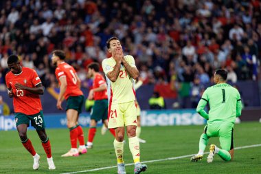 Mikel Oyarzabal, UEFA Uluslar Ligi 2025 final maçında Portekiz ve İspanya milli takımları arasında görüldü (Maciej Rogowski)