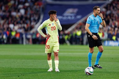 Portekiz ve İspanya milli takımları (Maciej Rogowski) arasında oynanan UEFA Uluslar Ligi 2025 final maçında Pedri görüldü (Maciej Rogowski)