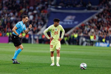 Portekiz ve İspanya milli takımları (Maciej Rogowski) arasında oynanan UEFA Uluslar Ligi 2025 final maçında Pedri görüldü (Maciej Rogowski)