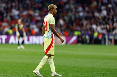 Lamine Yamal, UEFA Uluslar Ligi 2025 final maçında Portekiz ve İspanya milli takımları arasında görüldü (Maciej Rogowski)