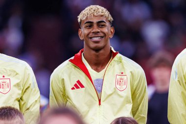 Lamine Yamal, UEFA Uluslar Ligi 2025 final maçında Portekiz ve İspanya milli takımları arasında görüldü (Maciej Rogowski)