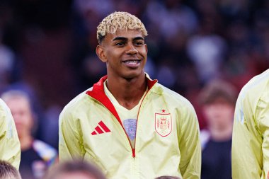 Lamine Yamal, UEFA Uluslar Ligi 2025 final maçında Portekiz ve İspanya milli takımları arasında görüldü (Maciej Rogowski)