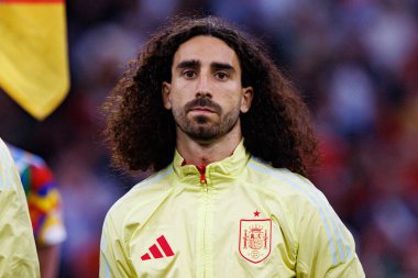 Marc Cucurella, UEFA Uluslar Ligi 2025 final maçında Portekiz ve İspanya milli takımları arasında görüldü (Maciej Rogowski)