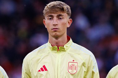 Dean Huijsen, UEFA Uluslar Ligi 2025 final maçında Portekiz ve İspanya milli takımları arasında görüldü (Maciej Rogowski)