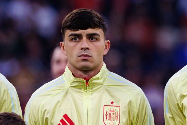 Portekiz ve İspanya milli takımları (Maciej Rogowski) arasında oynanan UEFA Uluslar Ligi 2025 final maçında Pedri görüldü (Maciej Rogowski)