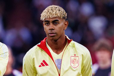 Lamine Yamal, UEFA Uluslar Ligi 2025 final maçında Portekiz ve İspanya milli takımları arasında görüldü (Maciej Rogowski)