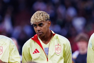 Lamine Yamal, UEFA Uluslar Ligi 2025 final maçında Portekiz ve İspanya milli takımları arasında görüldü (Maciej Rogowski)