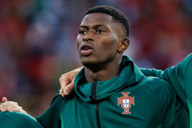 Nuno Mendes, UEFA Uluslar Ligi 2025 final maçında Portekiz ve İspanya milli takımları arasında görüldü (Maciej Rogowski)