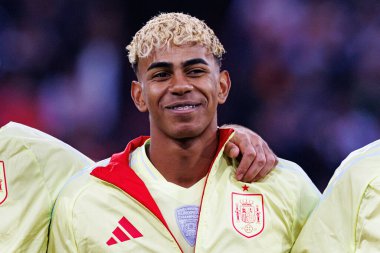 Lamine Yamal, UEFA Uluslar Ligi 2025 final maçında Portekiz ve İspanya milli takımları arasında görüldü (Maciej Rogowski)