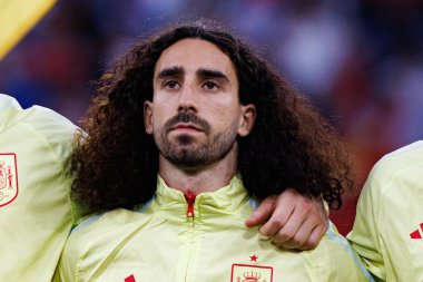 Marc Cucurella, UEFA Uluslar Ligi 2025 final maçında Portekiz ve İspanya milli takımları arasında görüldü (Maciej Rogowski)