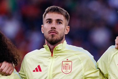 Oscar Mingueza, UEFA Uluslar Ligi 2025 final maçında Portekiz ve İspanya milli takımları arasında görüldü (Maciej Rogowski)