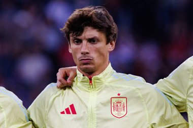 Robin Le Normand, UEFA Uluslar Ligi 2025 final maçında Portekiz ve İspanya milli takımları arasında görüldü (Maciej Rogowski)