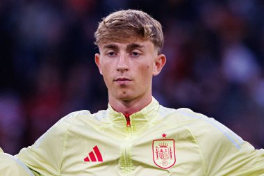 Dean Huijsen, UEFA Uluslar Ligi 2025 final maçında Portekiz ve İspanya milli takımları arasında görüldü (Maciej Rogowski)