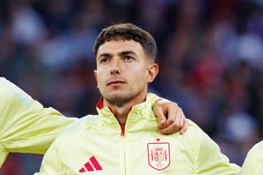 Martin Zubimendi, UEFA Uluslar Ligi 2025 final maçında Portekiz ve İspanya milli takımları arasında görüldü (Maciej Rogowski)
