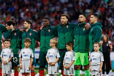 Portekiz Milletler Ligi 2025 final maçında Portekiz ve İspanya milli takımları (Maciej Rogowski)