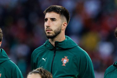 Goncalo Inacio, UEFA Uluslar Ligi 2025 final maçında Portekiz ve İspanya milli takımları arasında görüldü (Maciej Rogowski)